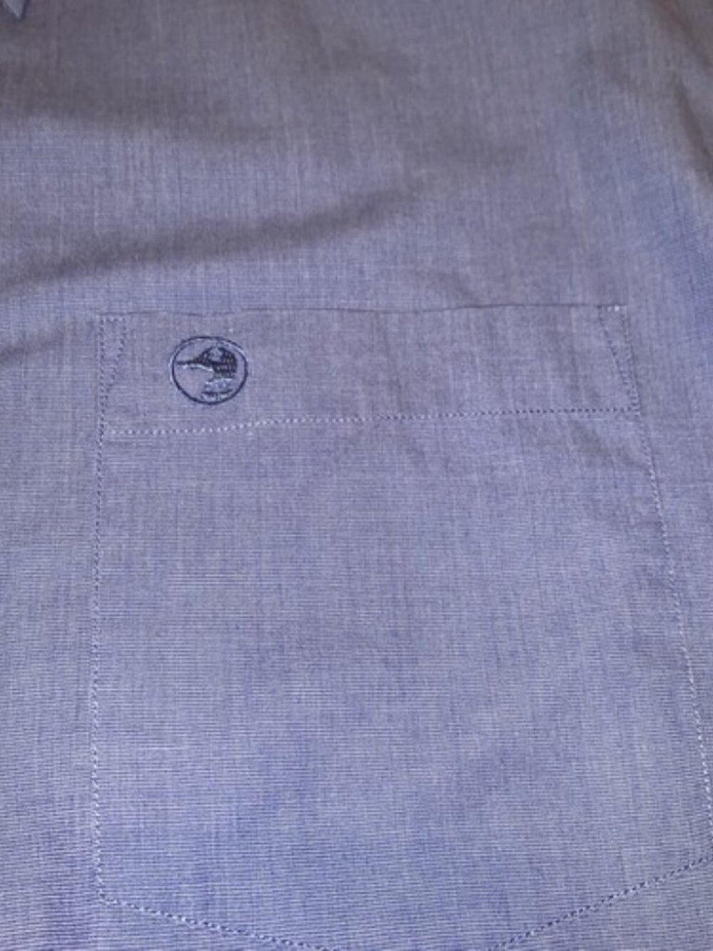 Duck Head 1865 Men's L Large L/S Button Up Dress Shirt Blue 16-16.5 34/35 - Picture 3 of 10